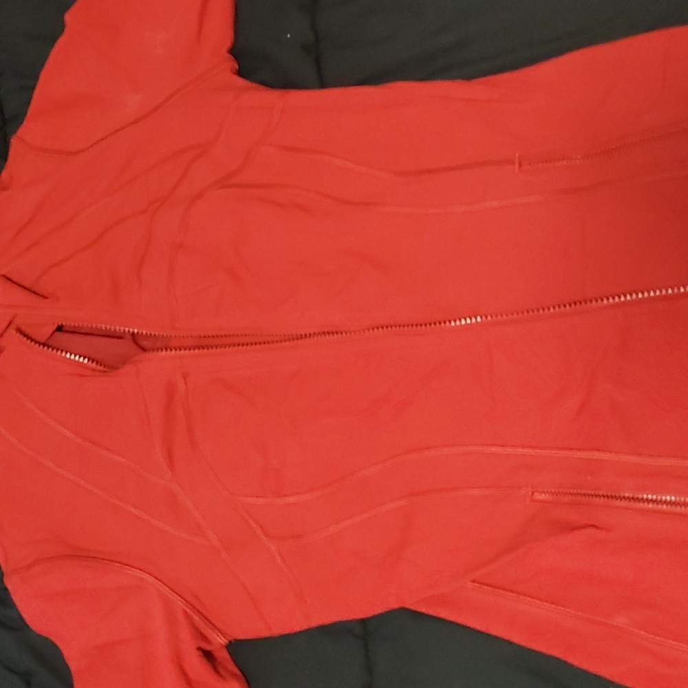 Lululemon define jacket red (size 8)